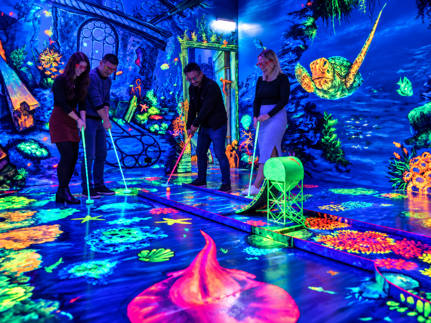 Under water 3D Putt Putt Perth