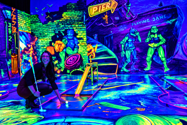 Glow in the dark Mini Golf Perth